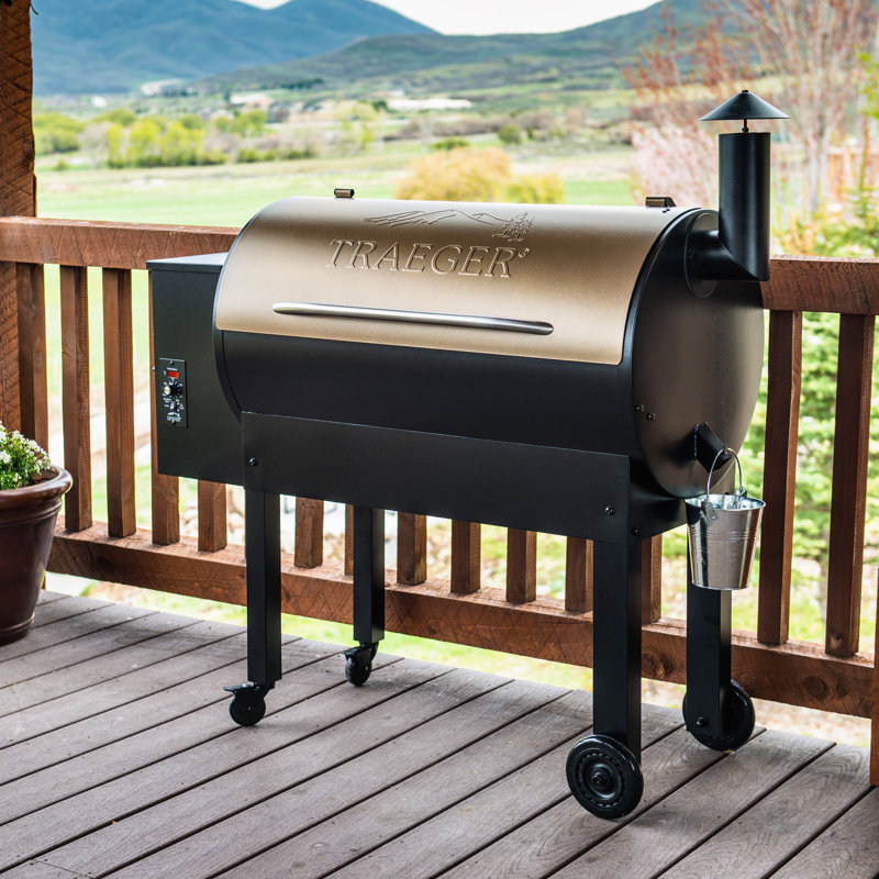 Traeger Pellet Grills 34" Texas Elite Wood Pellet Grill & Reviews Wayfair